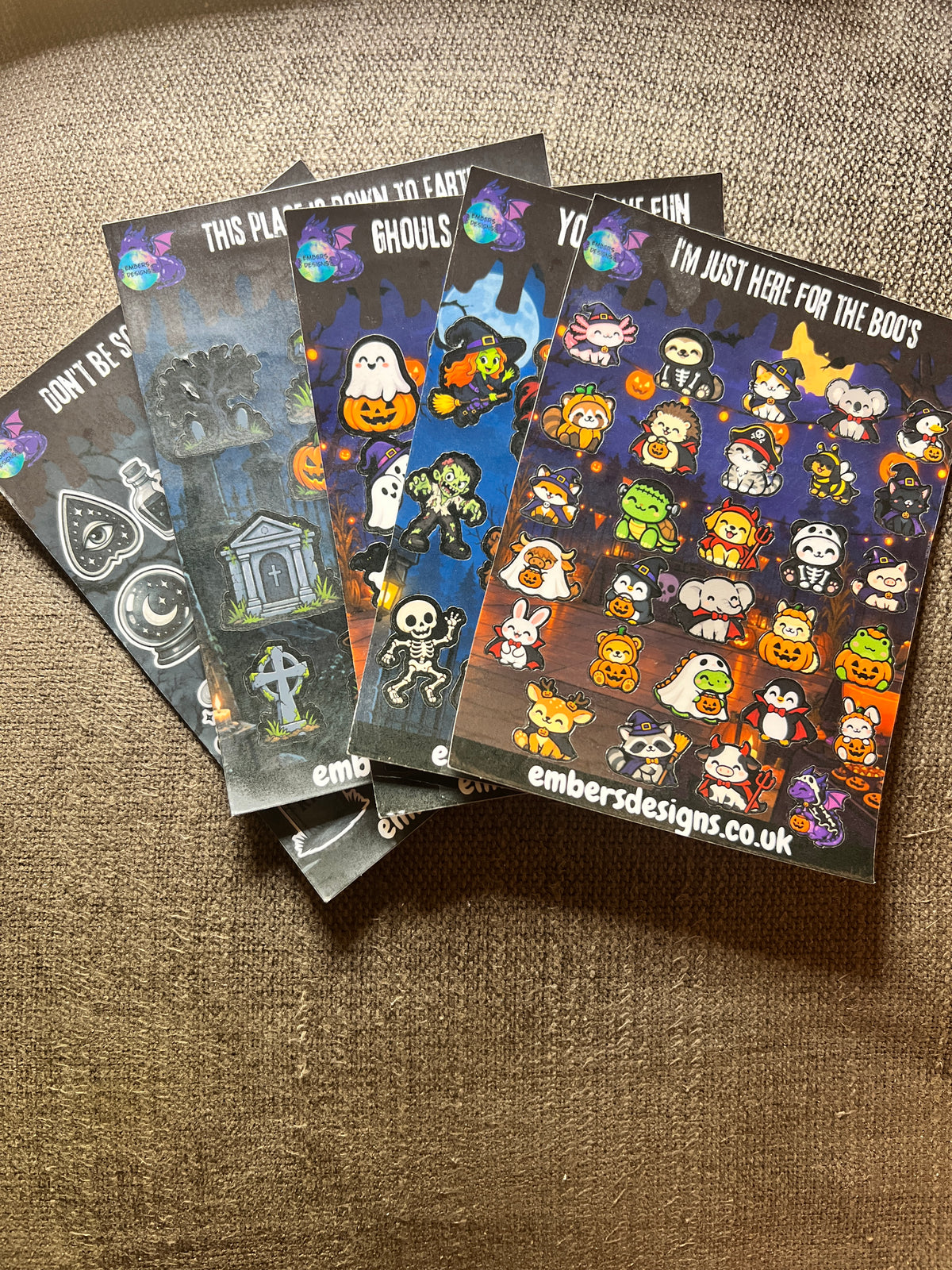 Halloween Sticker Sheets Bundle