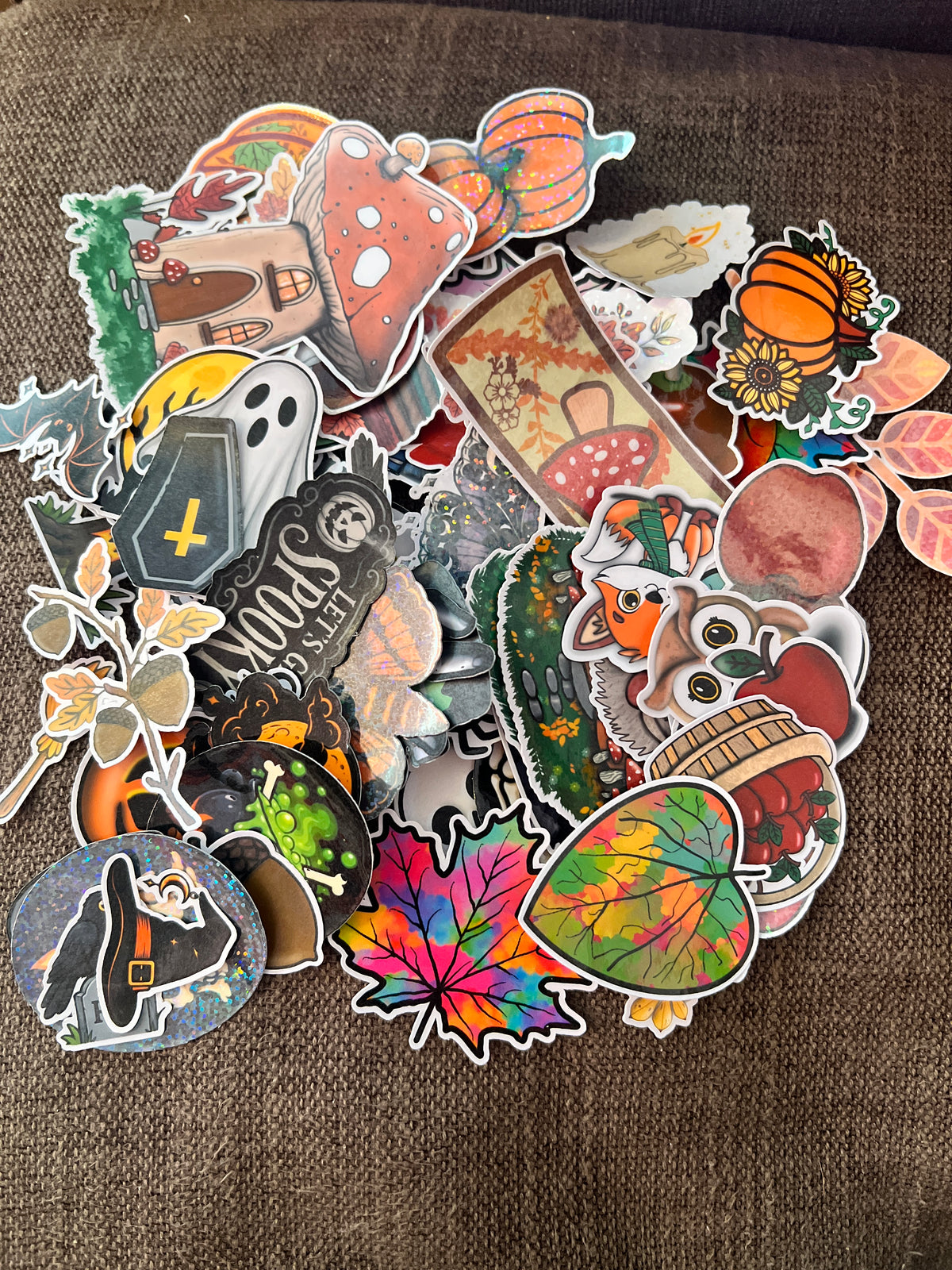 All the individual stickers