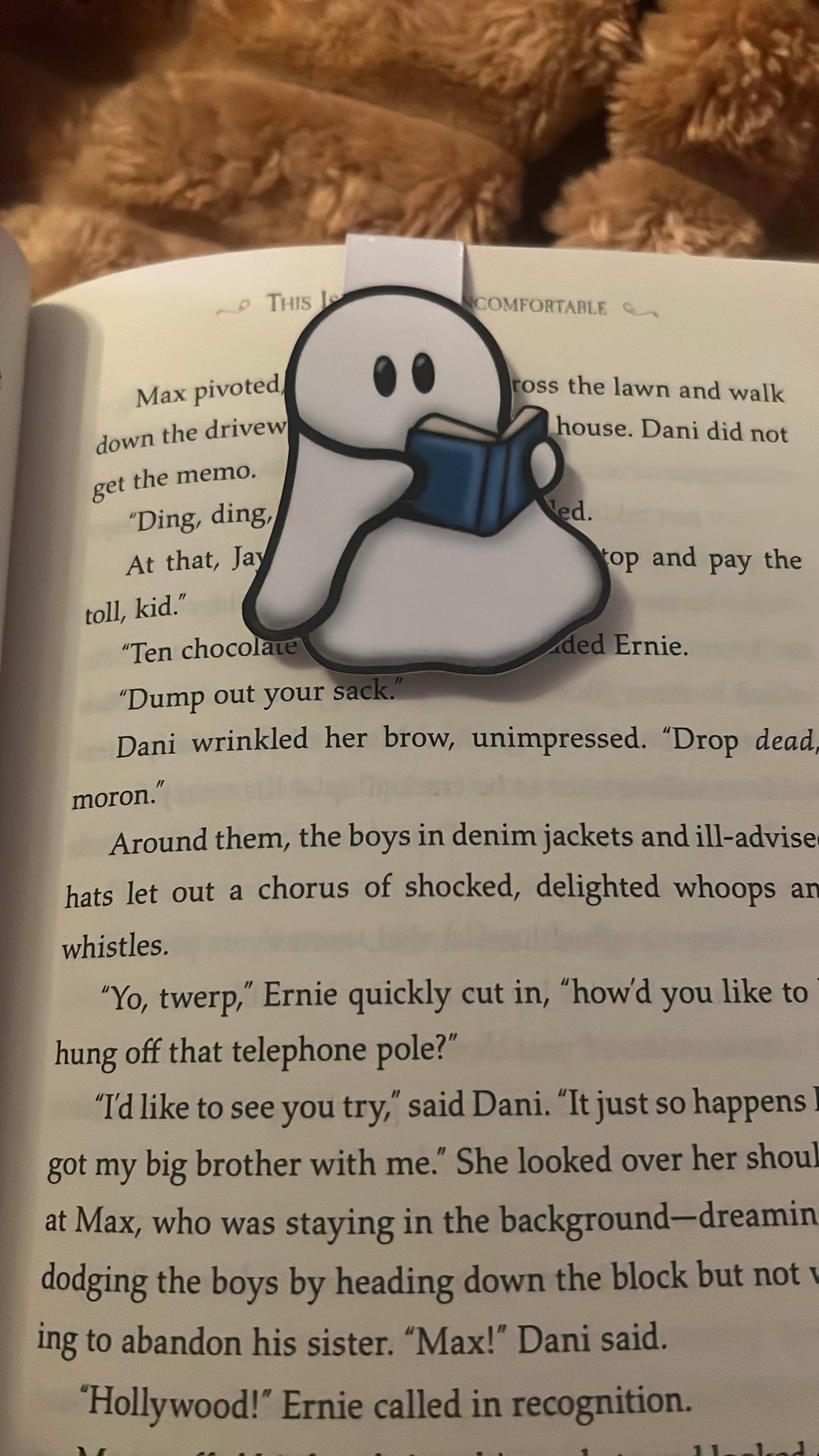 Ghosty Magnetic Bookmark